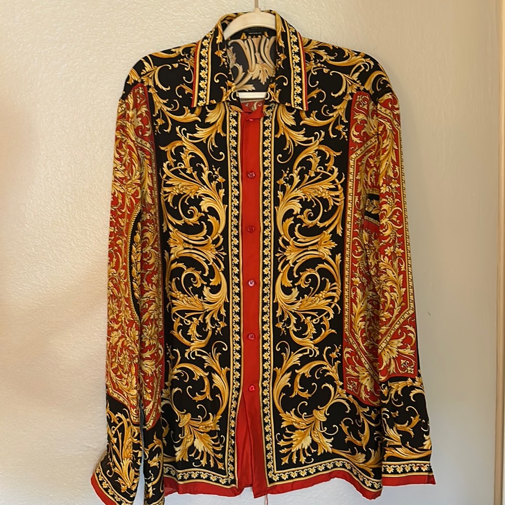 Versace Heritage Fit Dress Shirt